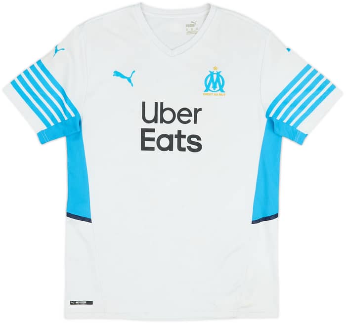 2021-22 Olympique Marseille Home Shirt - 5/10 - (XXL)