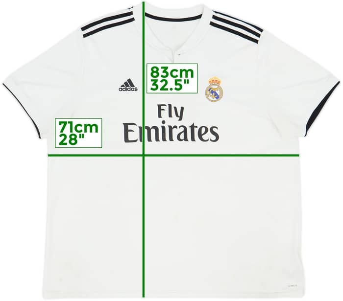 2018-19 Real Madrid Home Shirt - 5/10 - (3XL)