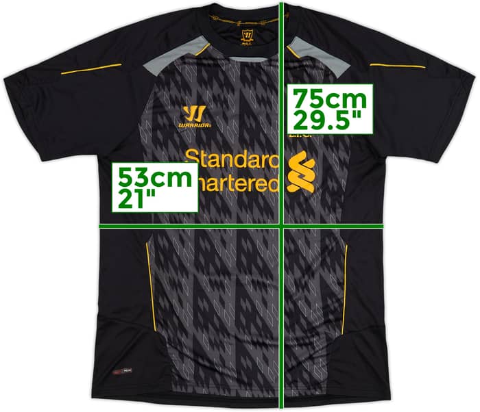 2013-14 Liverpool Warrior Training Shirt - 5/10 - (L)