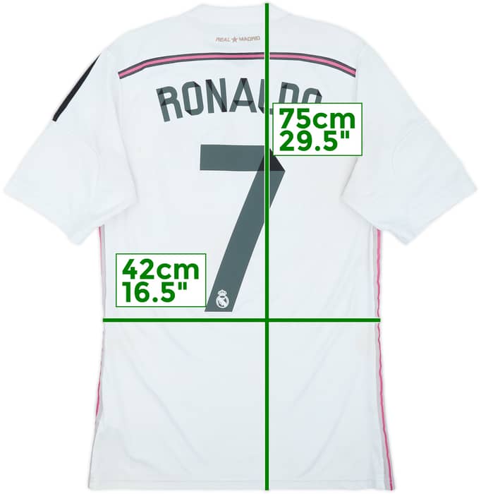2014-15 Real Madrid Home Shirt Ronaldo #7 - 5/10 - (S)