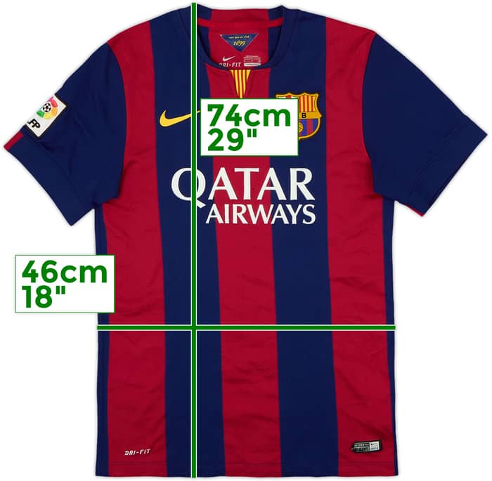 2014-15 Barcelona Home Shirt - 5/10 - (S)