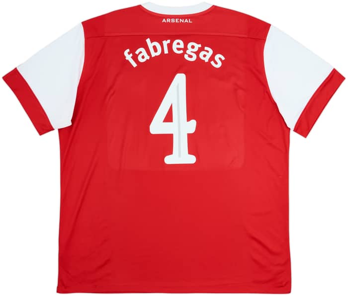 2010-11 Arsenal Home Shirt Fabregas #4 - 5/10 - (XXL)