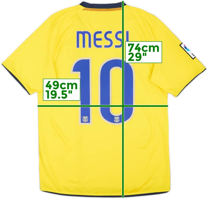 2008-10 Barcelona Away Shirt Messi #10 - 8/10 - (S)