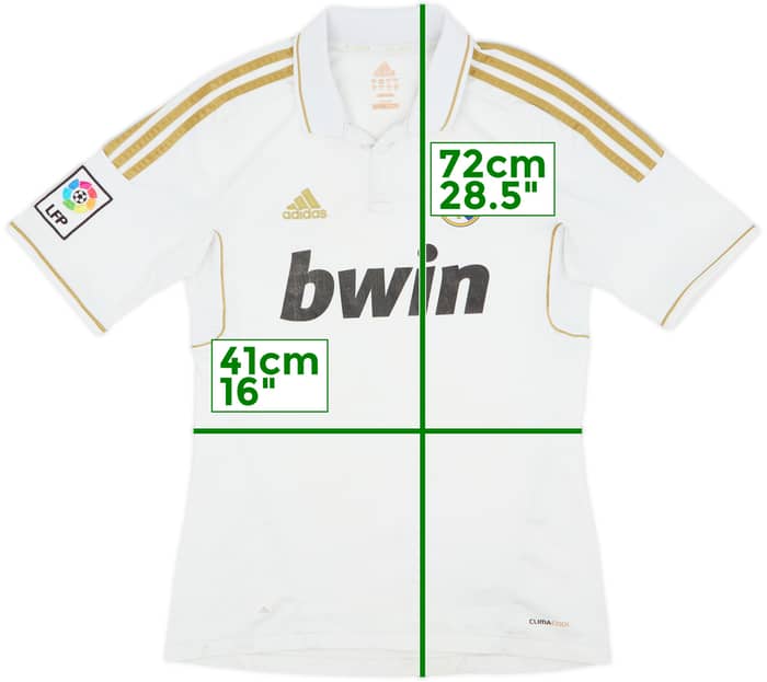 2011-12 Real Madrid Home Shirt - 4/10 - (S)