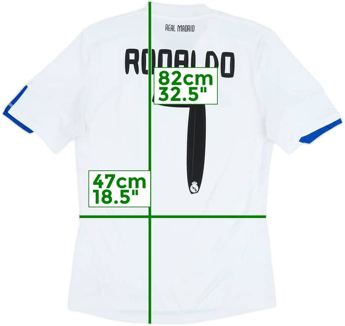 2010-11 Real Madrid Home Shirt Ronaldo #7 - 6/10 - (S)