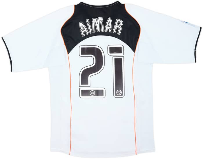 2004-05 Valencia Home Shirt Aimar #21 - 8/10 - (S)