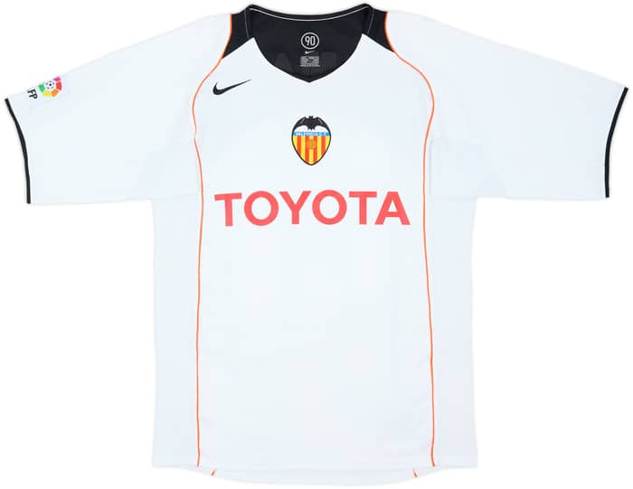 2004-05 Valencia Home Shirt Aimar #21 - 8/10 - (S)
