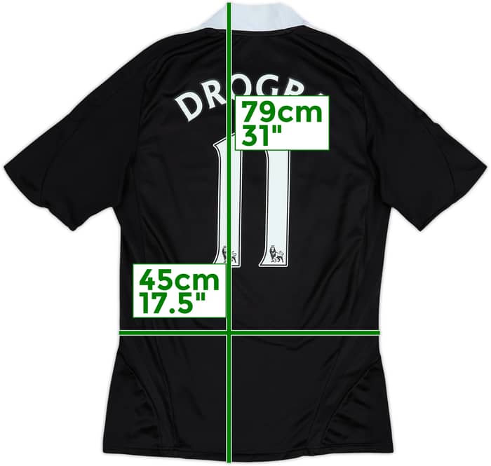 2008-09 Chelsea Away Shirt Drogba #11 - 5/10 - (S)