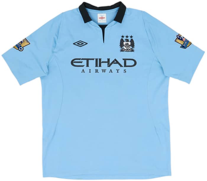 2012-13 Manchester City Home Shirt Silva #21 - 6/10 - (L)