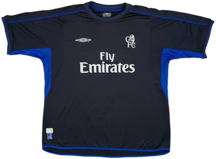 2002-04 Chelsea Away Shirt Zola #25 - 8/10 - (XXL)