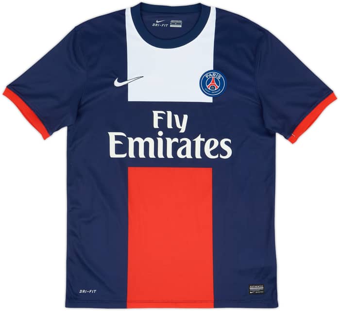2013-14 Paris Saint-Germain Home Shirt Ibrahimovic #10 - 8/10 - (M)