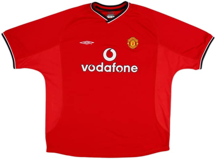 2000-02 Manchester United Home Shirt - 5/10 - (XXL)