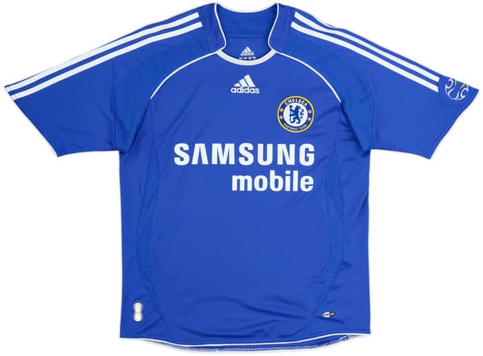 2006-08 Chelsea Home Shirt Drogba #11 - 8/10 - (L.Boys)