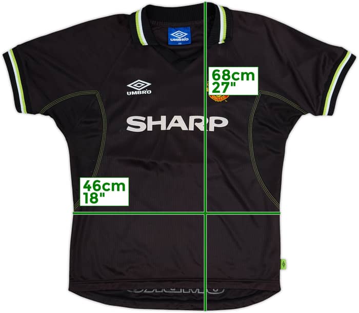 1998-99 Manchester United Third Shirt - 8/10 - (XL.Boys)