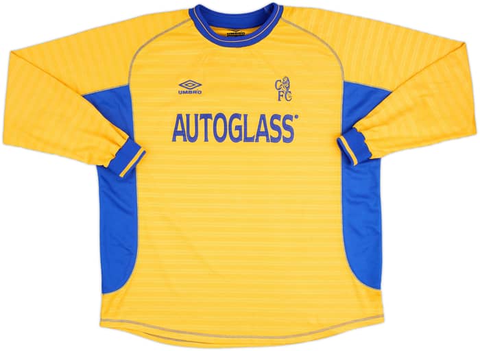 2000-01 Chelsea Away L/S Shirt Zola #25 - 8/10 - (XXL)
