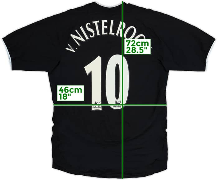 Camiseta de visitante del Manchester United 2003-05 V.Nistelrooy #10 - 4/10 - (S)