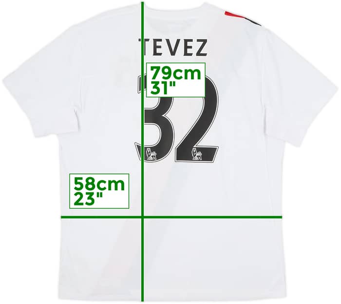2009-11 Manchester City Third Shirt Tevez #32 - 8/10 - (XL)