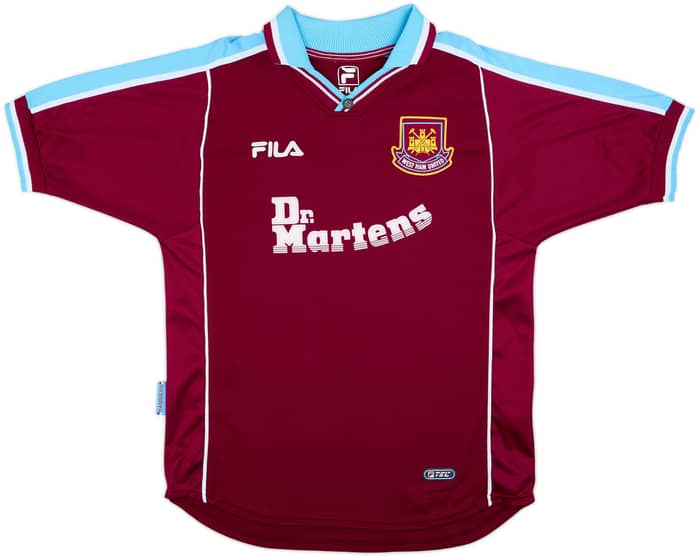 1999-01 West Ham Home Shirt Di Canio #10 - 8/10 - (M)