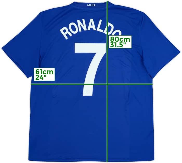 2008-09 Manchester United Third Shirt Ronaldo #7 - 6/10 - (XL)