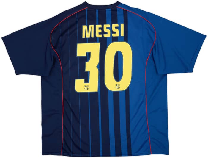 2004-05 Barcelona Basic Away Shirt Messi #30 - 7/10 - (3XL)