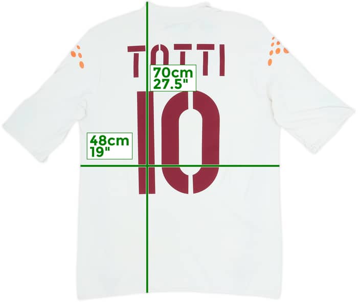 2003-04 Roma Away Shirt Totti #10 - 6/10 - (L)