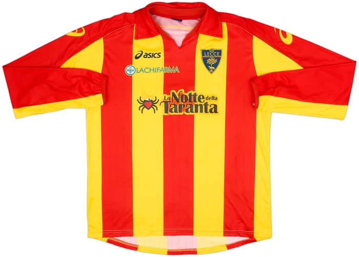 2007-08 Lecce Home L/S Shirt Tiribocchi #90 - 6/10 - (XL)