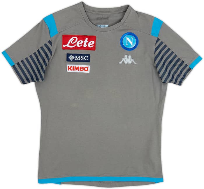 Camiseta Kappa de entrenamiento del Napoli 2017-18 - 5/10 - (L)