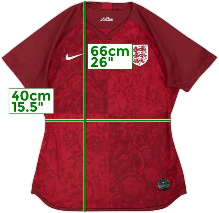 2019 England Lionesses Away Shirt - 9/10 - (Women's M)