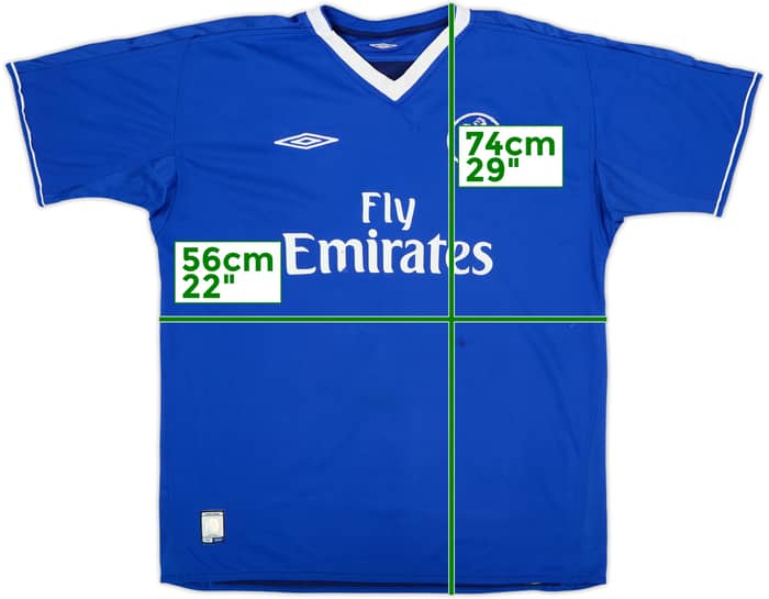 2003-05 Chelsea Camiseta Local - 4/10 - (L)