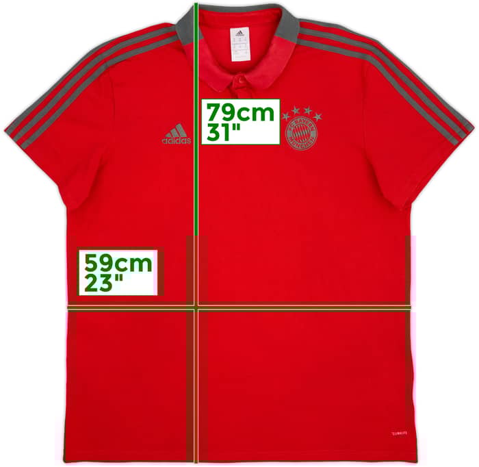 2018-19 Bayern Munich adidas Polo Shirt - 8/10 - (XXL)