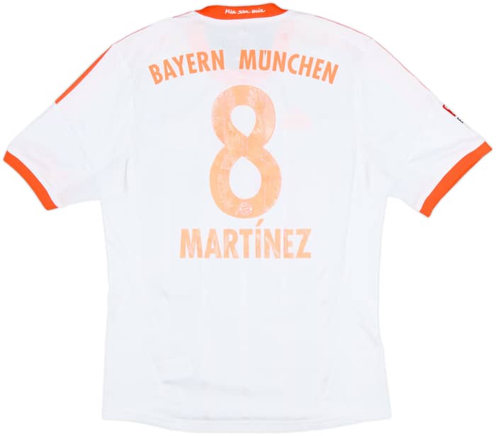 2012-13 Bayern Munich Away Shirt Martinez #8 - 5/10 - (M)