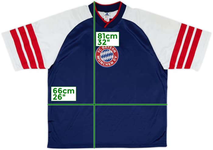 1998-99 Bayern Munich adidas Training Shirt - 9/10 - (XXL)