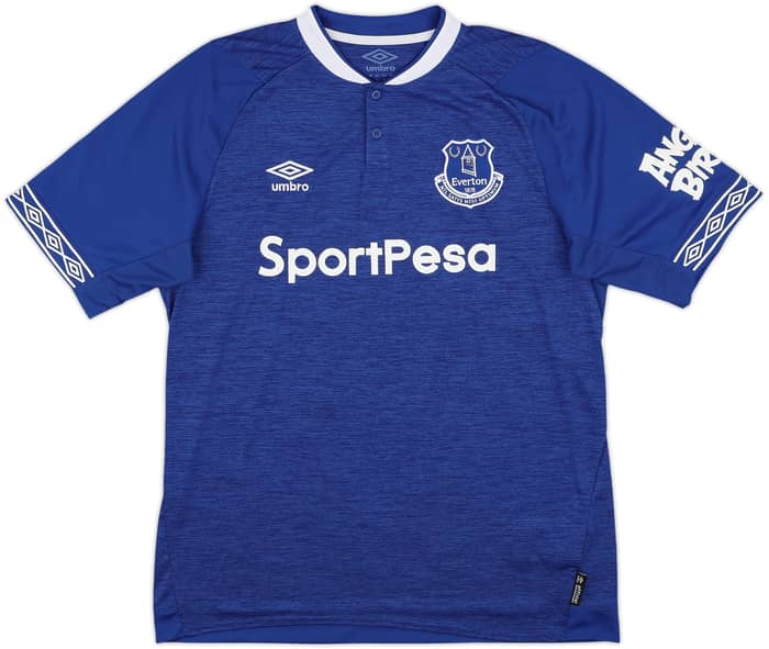 2018-19 Everton Home Shirt Baines #3 - 10/10 - (L)