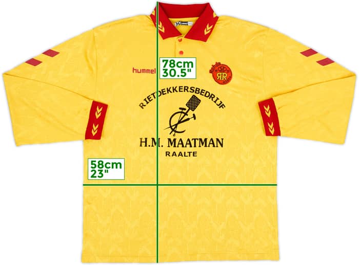 1990-92 Rohda Raalte Match Issue Home L/S Shirt #5
