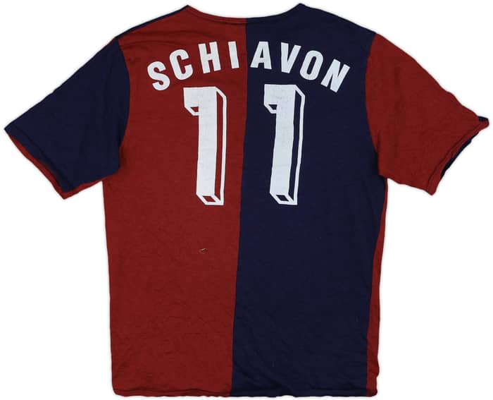 1990s Genoa Errea Retro Training Shirt Schiavon #11 - 6/10 - (M)