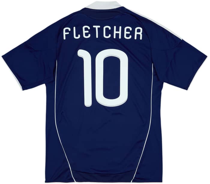 2010-11 Scotland Home Shirt Fletcher #10 - 7/10 - (M)