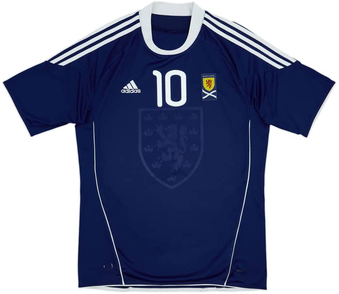 2010-11 Scotland Home Shirt Fletcher #10 - 7/10 - (M)