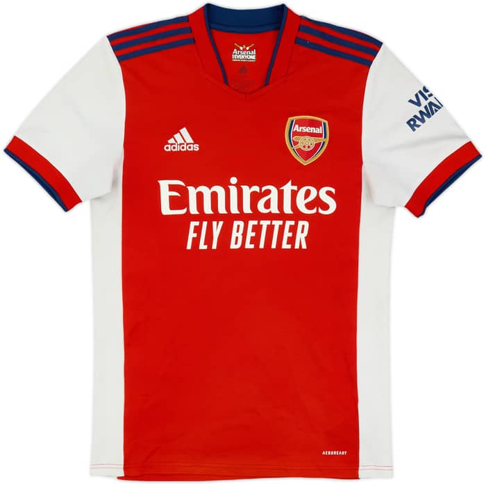 2021-22 Arsenal Home Shirt Smith Rowe #10 - 7/10 - (M)