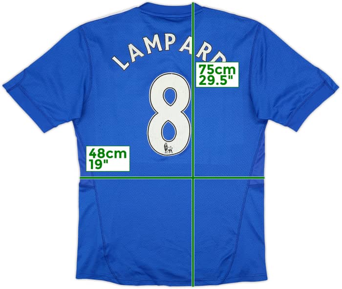 2009-10 Chelsea Home Shirt Lampard #8 - 6/10 - (L)