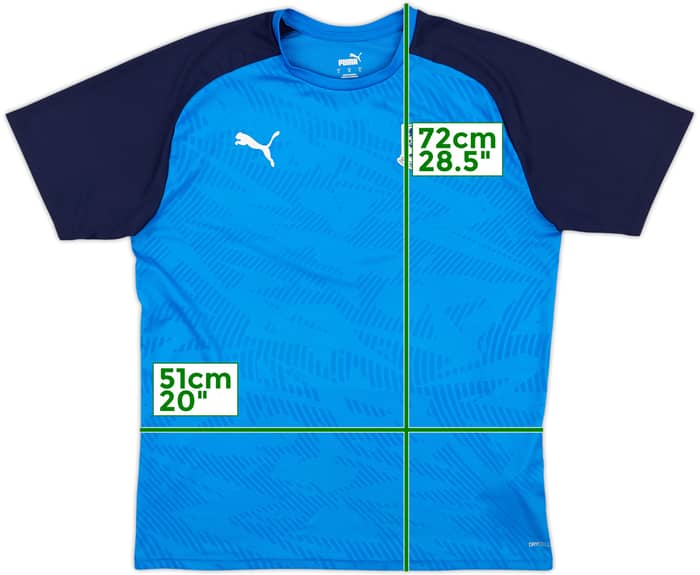 2018-19 Tranmere Rovers Puma Training Shirt - 8/10 - (L)