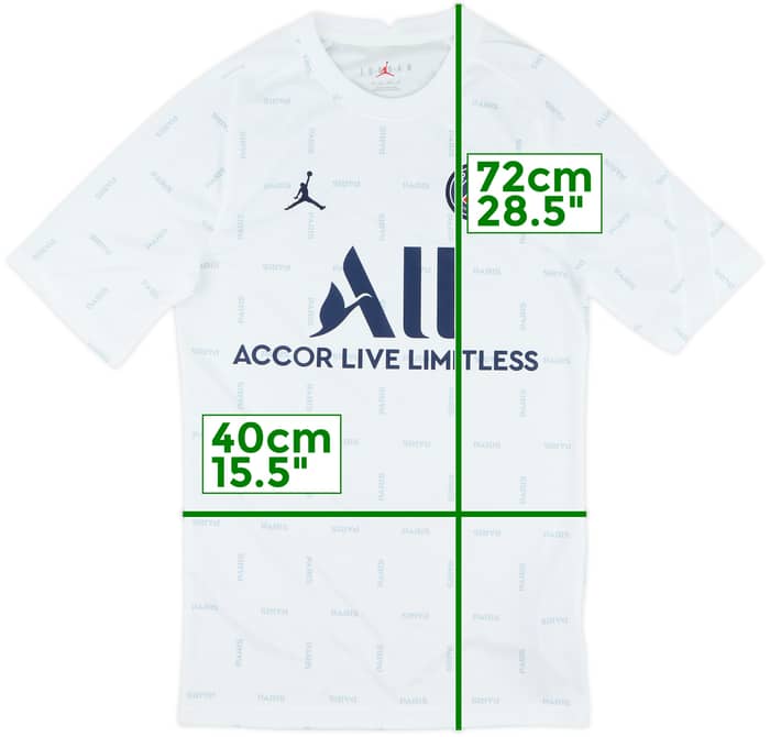 2022-23 Paris Saint-Germain Nike Jordan Training Shirt - 8/10 - (XS)