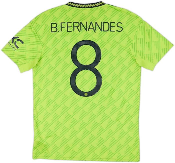 2022-23 Manchester United Third Shirt B.Fernandes #8 - 7/10 - (M)