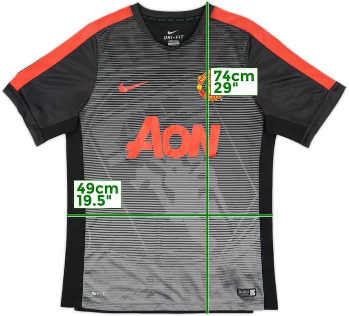 2014-15 Manchester United Nike Training Shirt - 8/10 - (L)