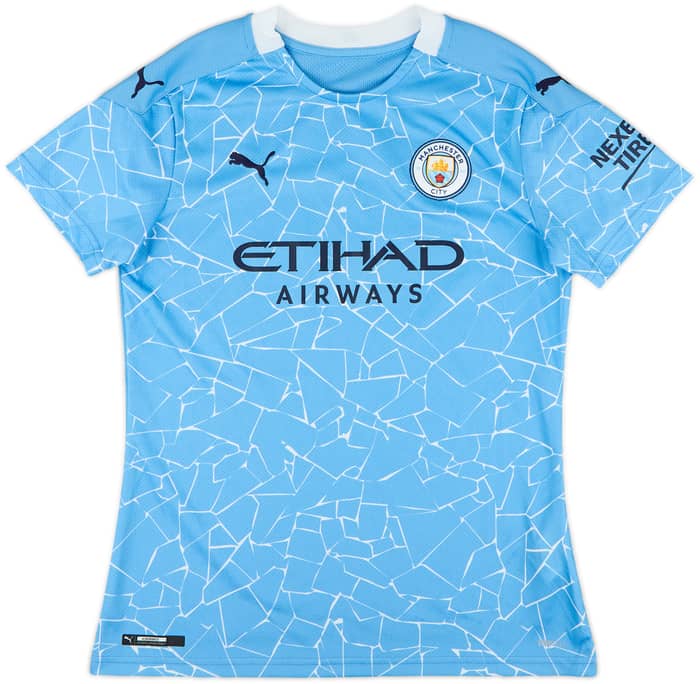 2020-21 Manchester City Home Shirt - 9/10 - (Women's S)