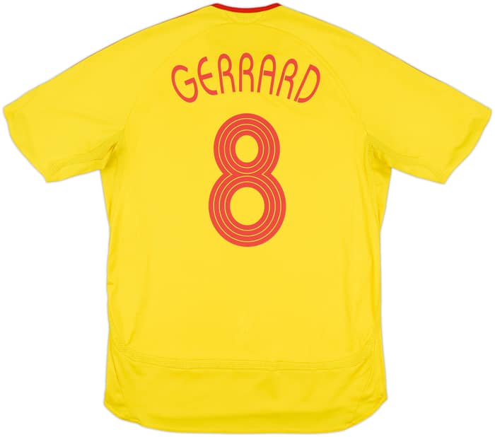 2006-07 Liverpool Player Issue Away Shirt Gerrard #8 - 8/10 - (L)