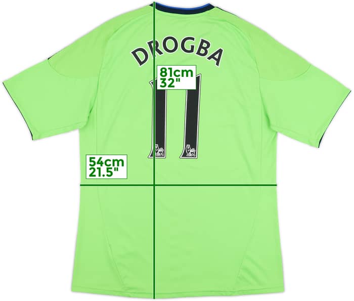 2010-11 Chelsea Third Shirt Drogba #11 - 7/10 - (L)