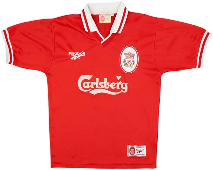 1996-98 Liverpool Home Shirt Fowler #9 - 6/10 - (S)
