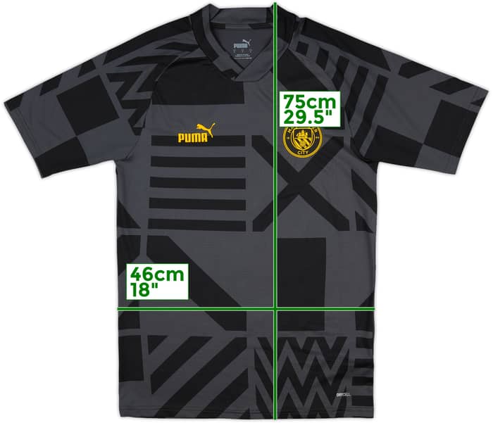 2022-23 Manchester City Puma Pre-Match Training Shirt - 9/10 - (S)