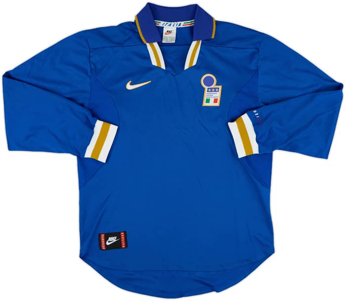 1996-97 Italy Home L/S Shirt - 9/10 - (M)
