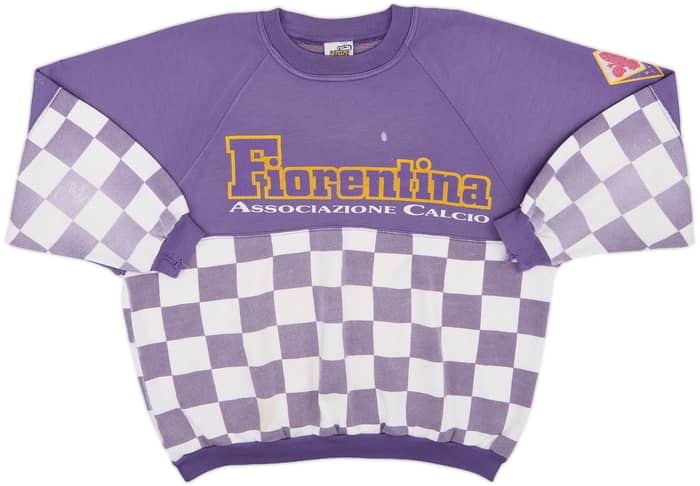 1990-91 Fiorentina Le Felpe Dei Grandi Club Sweat Top - 5/10 - (XL)